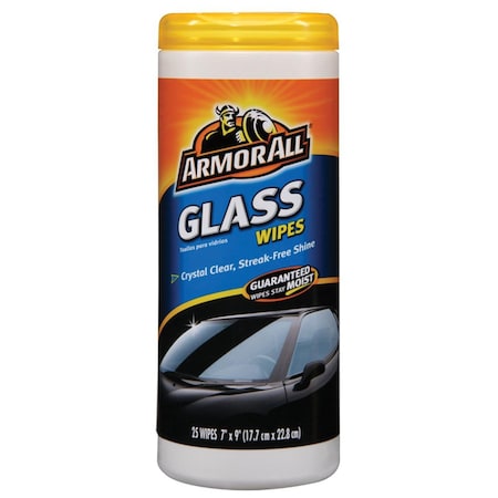 Armor All Streak Free Glass Wipes, Assorted 8112260