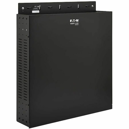 Eaton Tripp Lite series SRWO2UBRKT 2U Low-Profile Vertical-Mount Vented Wall- Mount Mini Rack Enclosure SRWO2UBRKT