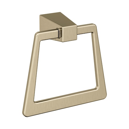 Amerock Blackrock Golden Champagne Contemporary 6-13/16 in 173 mm Length Towel Ring BH36002BBZ
