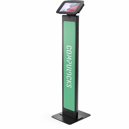 Compulocks Galaxy Tab A7 Lite 8.7IN Space Enclosure Brandable Floor Stand Black 140B870GA7SB