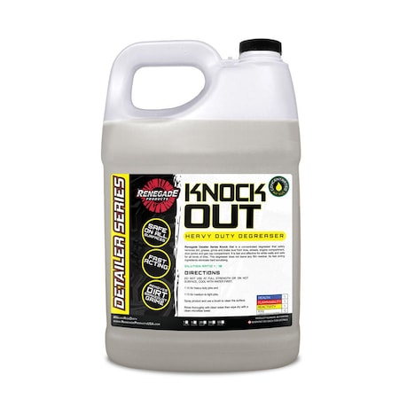 Renegade Products Usa Knock Out Heavy Duty Degreaser 1 Gallon LFGBS102G01