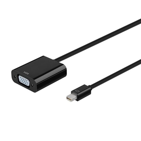Monoprice Mini Dp 1.2A To Vga Active Adapter, Blk 12786