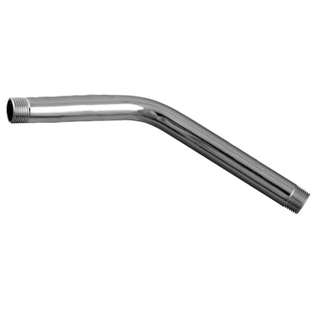 Westbrass .5 in. x 10 in. Shower Arm - Powder Coat Flat Black D302-62