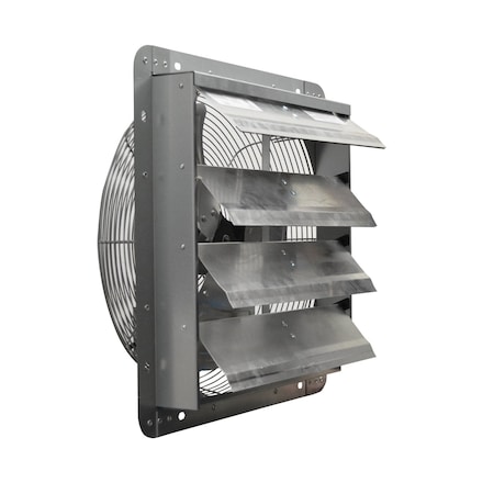Canarm Shutter Fan, 16In Bld Dia, Galvalume, 120 GSF3-16A
