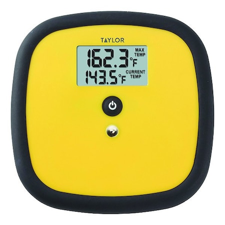 Taylor Precision Products Dishwasher Thermometer, Yellow, Digital 879110
