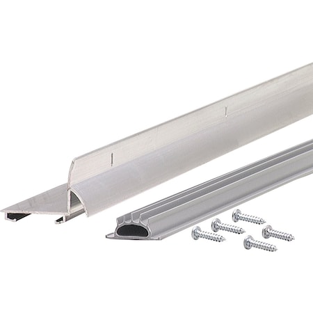 M-D Building Products Building Products Ultra 1.75'' W. x 1.625'' H. x 36'' L. Aluminum Silver Door Bottom 81901