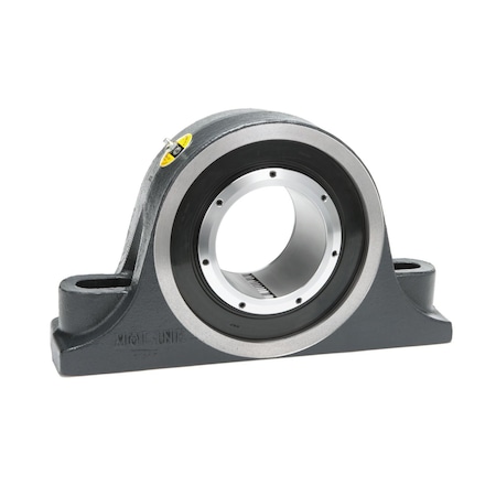 Moline Bearing Pillow Block Bearing, Cast Iron Housing Material, Spherical Roller, Steel Insert Material 19721400