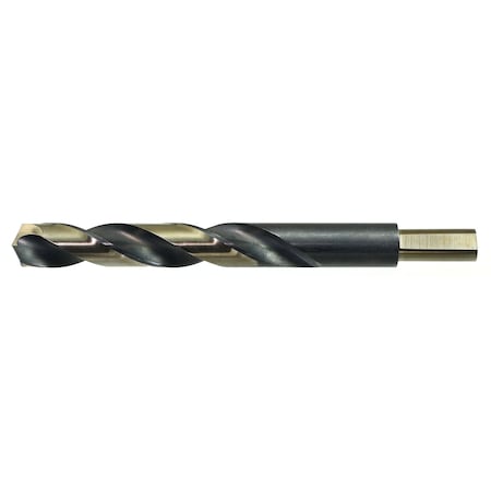 Drillco High Speed Steel Black and Gold Mech Drill Bits 1/2" 1045N132