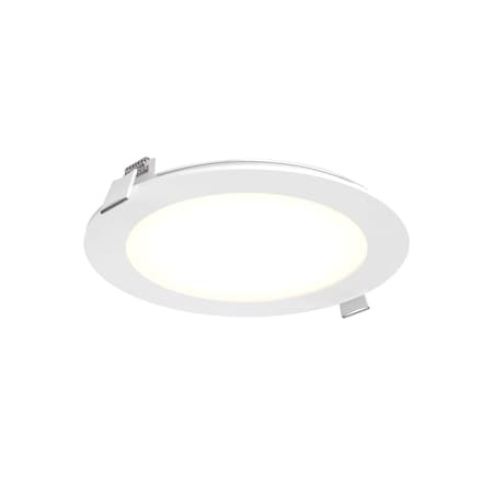 Dals Lighting Excel 6'' Round 5CCT LED Recessed Multi-Voltage Panel Light in White 5006-CC-V-WH