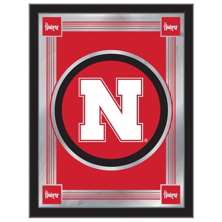Holland Bar Stool Co Nebraska 17" x 22" Logo Mirror MLogoNebrUn