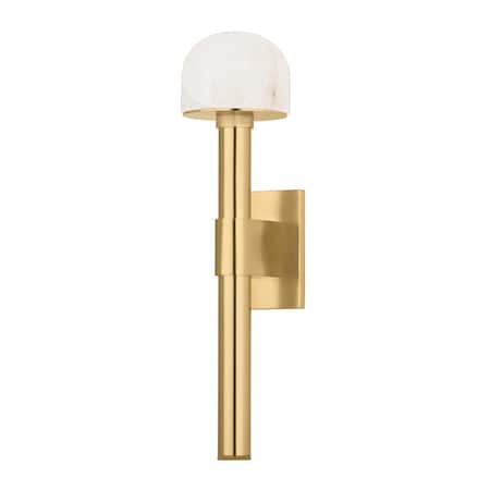 Hudson Valley Lighting Bellvale 5.75 in. Wall Sconce Aged Brass 4622-AGB