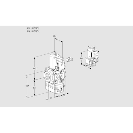 Honeywell Kromschroder VAD115R/NW-50B KS88001188