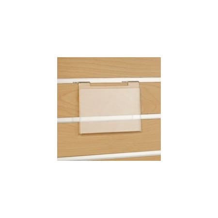 Specialty Store Services Acrylic Sign Holder For Grid And Slatwall, 5 1/2 In. Wide X 3 1/2 In. High 4849