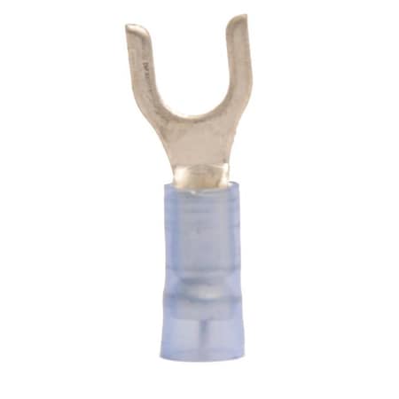 Hillsdale Terminal Fork Terminal, #10 Stud Size, 14 AWG, 600 V, Nylon Insulated, 500 PK 30160