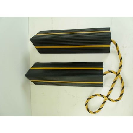 Shop Tuff Aircraft Rubber Wheel Chock - pair STF-1865RACP