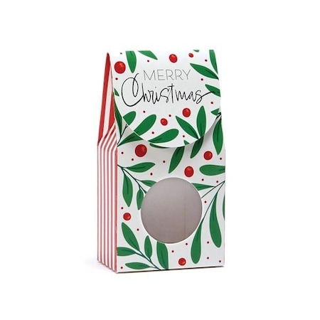 Nashville Wraps Wintergreen Christmas Gourmet Window Box, 3.5x1.75x6.5, 6PK GWWGC