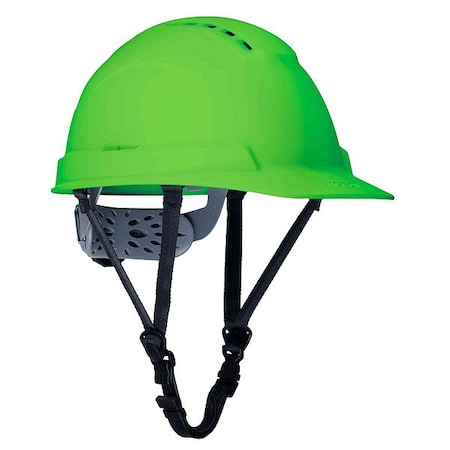 Jackson Safety HardHat, FrontBrim, SENTRY2, FluorGrn 22326