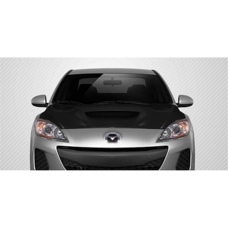 Extreme Dimensions 2010-2013 Mazda3 Carbon Creations M-Speed Hood 108683