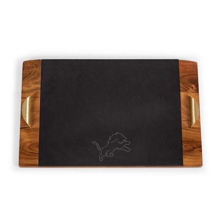 Picnic Time Family Of Brands NFL Detroit Lions - Covina Acacia and Slate Serving Tray 957-07-512-113-2