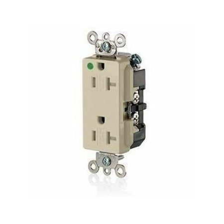 Leviton Electrical Receptacles Iv Rec Dec+ Dup Hg Tr 2Po 3Wi 20A125V 16362-SGI