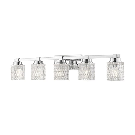 Z-Lite Jacqueline Chrome  5 Light Vanity 6101-5V-CH