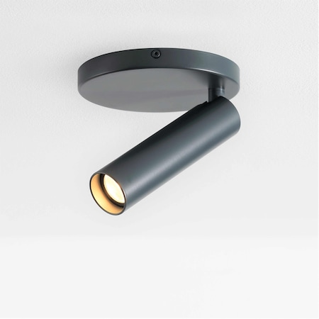 Vidalite Karpo Matte Dark Grey Spotlight with Adjustable Head, Integrated LED, Flush Mount, 3000K, 580 Lumen CE1006045