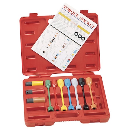 Genius Tools 10PC 1/2in Dr. Metric Wheel Torque Socket Set TO-410M