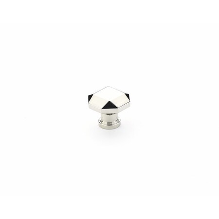 Schaub 1-1/4in Menlo Park Cabinet Knob Polished Nickel Finish 531-PN