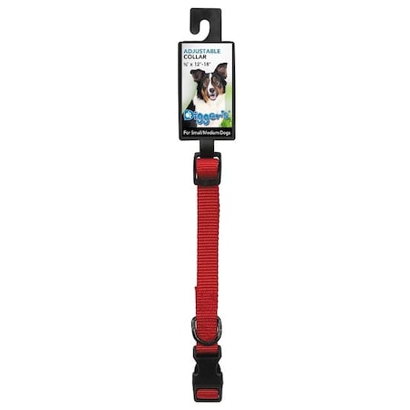 Diggers Adjustable Collar, 12 to 18 in L Collar, 58 in W Collar, Red 2938001