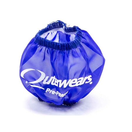 Outerwears 3 in. Breather Pre-Filter, Blue OUT10-1013-02