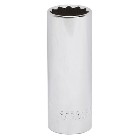 Vulcan Drive Socket, 13/16 in Socket, 1/2 in Drive, 12-Point, Chrome Vanadium Steel, Chrome, MT6528541 MT6528541