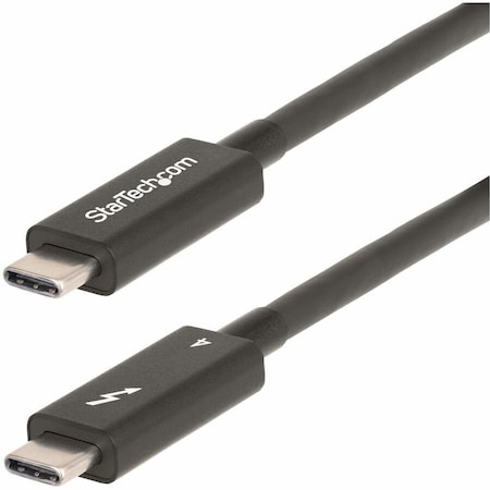 Startech.Com 6FT 2M ACTIVE THUNDERBOLT 4 CABLE - 40GBPS - 100W PD - 8K VIDEO - CERTIFIED THUNDERBOLT CABLE - A40G2MB-TB4-CABLE
