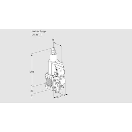 Honeywell Kromschroder VAS1-/25R/LW KS88032333