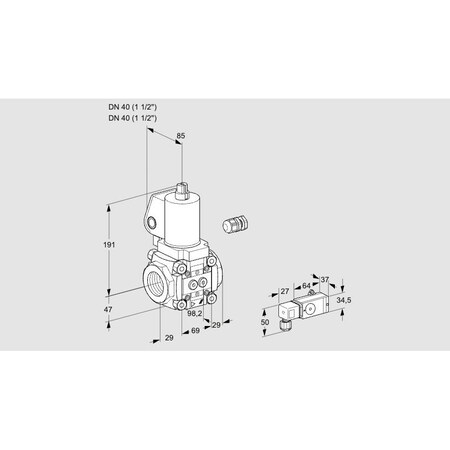 Honeywell Kromschroder VAS240R/NWGL KS88031757