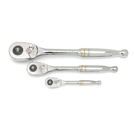 Gearwrench Teardrop Ratchet Set, 90 Tooth, 3PC 81310T
