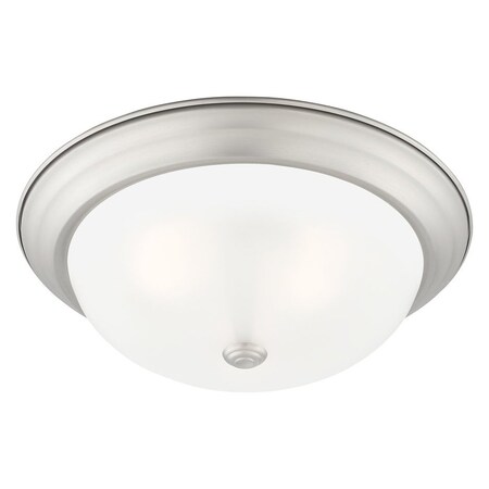 Designers Fountain 3 Light Flushmount, 719719 1257L-PW-W