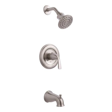 Premier Sanibel Single-Handle 1-Spray Tub and Shower Faucet in Brushed Nickel 873X-8204