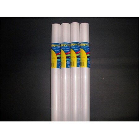 Riteco Raydiant Fade Resistant Art Rolls Bright White 48 In. X 12 Ft. 4 Pack, 4PK 80133