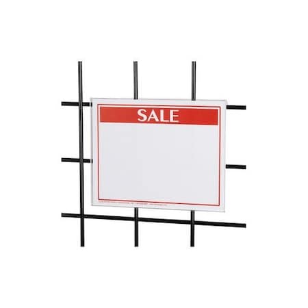 Store Supply Warehouse 7 x 5 1/2 inch Flush Mount Acrylic Sign Holder 20127