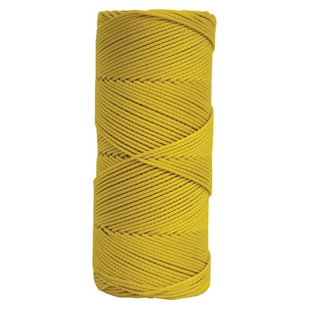 Kraft Tool Kraft Tool Yellow Braided Nylon Mason's Line - 250' Tube BC338T