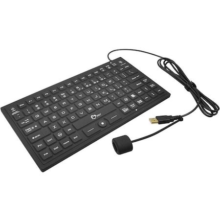Siig INDUSTRIAL/MEDICAL GRADE WASHABLE BACKLIT KEYBOARD WITH INTEGRATED POINTING DEVI JK-US0911-S1
