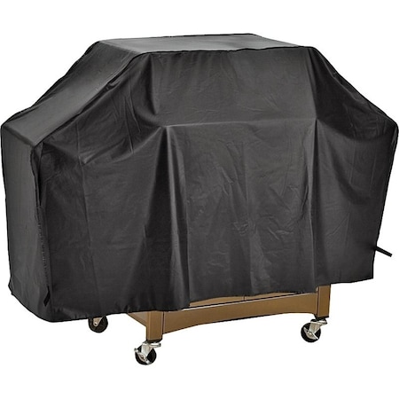 Omaha Grill Cover, 18 in W, 34 in H, Vinyl, Black SPC04-123L
