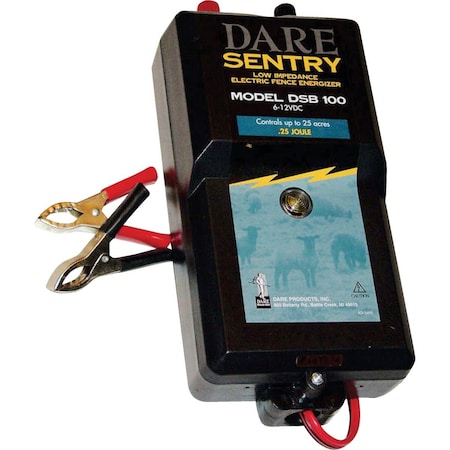 Dare Products Sentry 25-Acre Electric Fence Charger DSB100