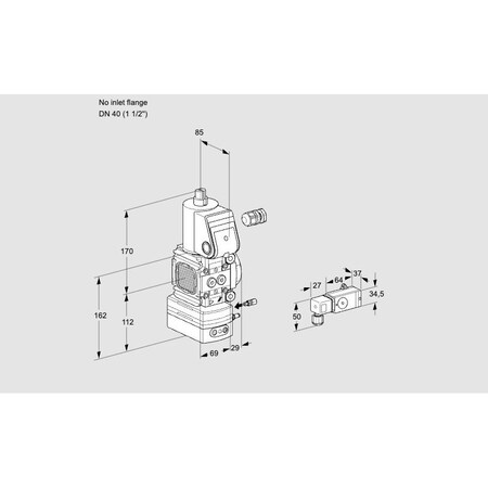 Honeywell Kromschroder VAG2-/40R/NWAE KS88003569