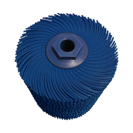 Dedeco SUNBURST 4" x 4" TC BLUE 400 GRIT M-14 2386