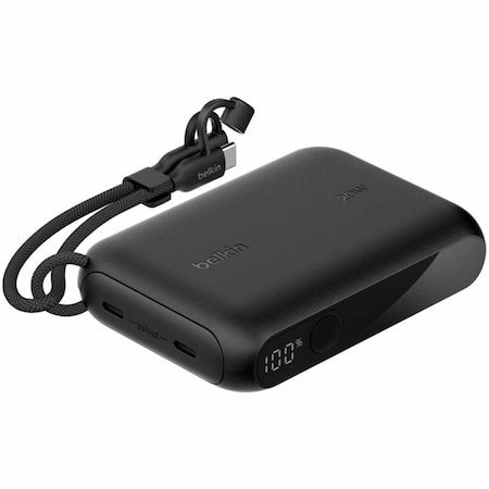 Belkin POWER BANK 10K WITH DISPLAY - POWER BANK - 20WATT - USB-C - FAST CHARGING CAPAB BPB027FQBK