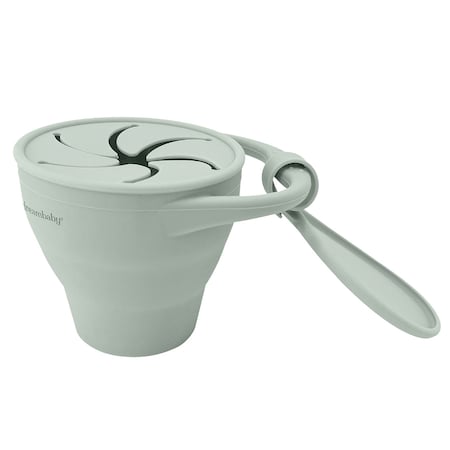Dreambaby Silicone Pop-Up Snack Cup, Seafoam L5022A