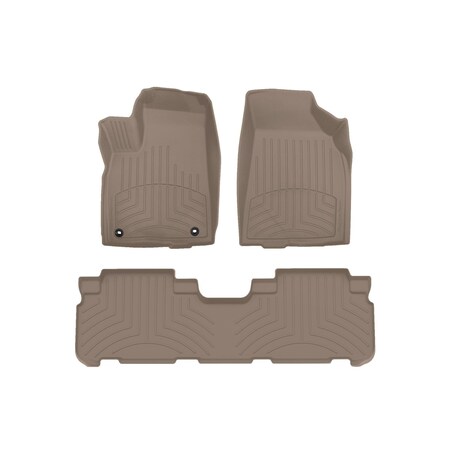 Weathertech Tan, Front and Rear FloorLiner HP 45632-1-2IM