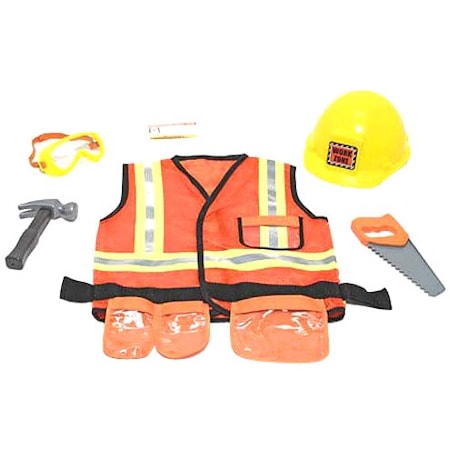 Melissa & Doug Construction Worker Role Play Costume Set 4837
