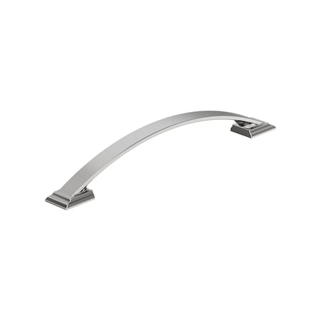 Amerock Candler 7-9/16 inch 192mm Center-to-Center Polished Chrome Cabinet Pull BP2935026